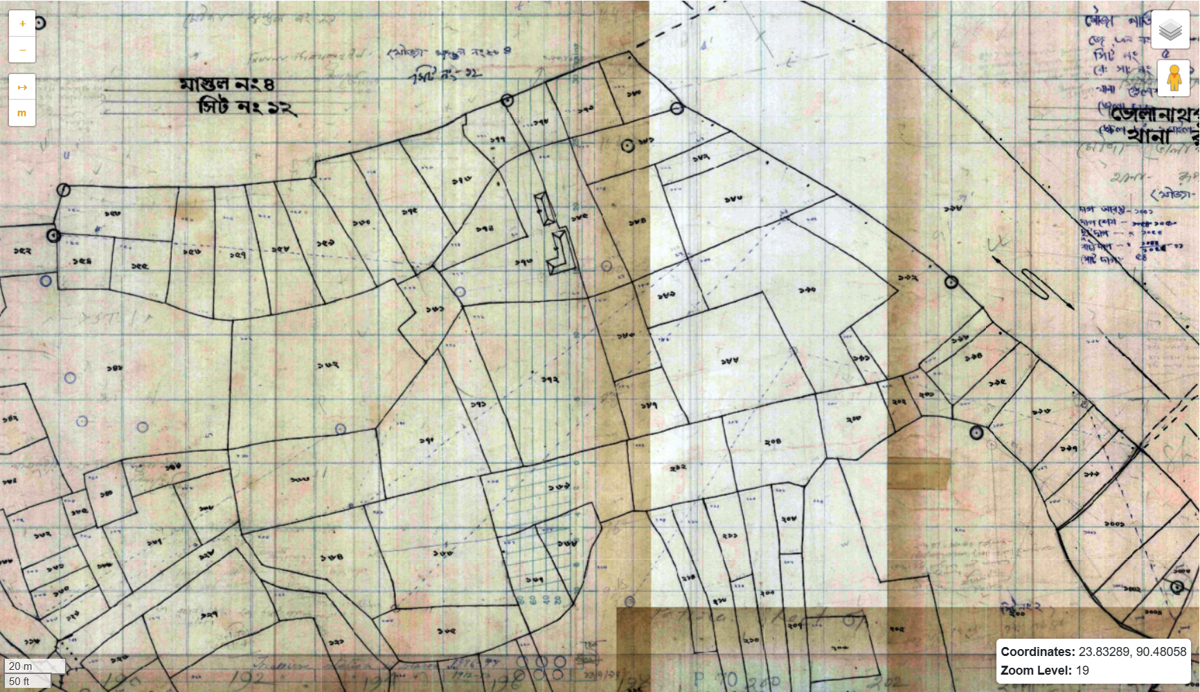 Georeferncing with Traverse Volume